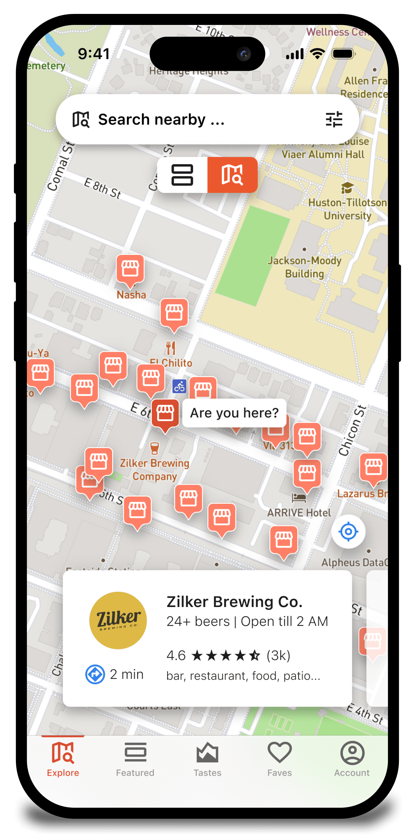 Image of PourMeABeer's iOS App.