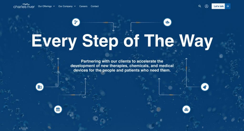 Image of Criver.com website redesign