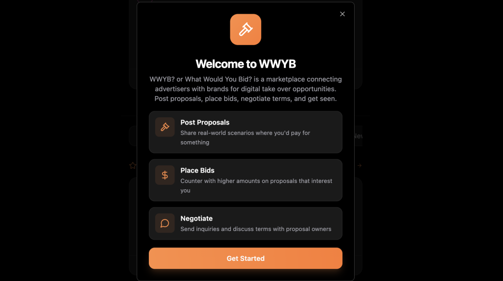 What Would You Bid? to take over a website or an app?